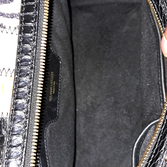 Tamara Mellon "Seductive Watersnake" Satchel - Picture 12 of 16